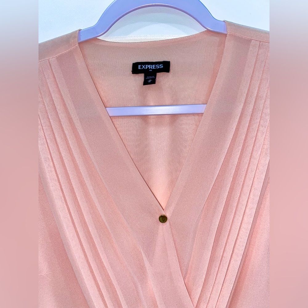 Pink Express Peplum Blouse
